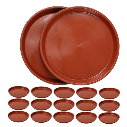 HIAKDOFT 25 Stück Teiliges Rundes Kunststoff-blumentopf-untersetzer- Vielseitige Pflanzenschale mit Verbesserter Wasserauffangfunktion Leichter Universeller Pflanztopf-drip-Catcher für von HIAKDOFT