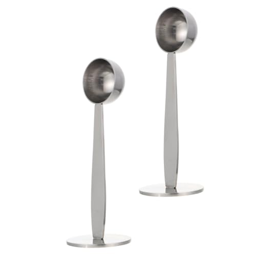 HIAKDOFT 2Stücke Kaffeetamper und Löffel Teiliges Mehrzweck Tool für Kaffeezubereitung Ergonomischer Griff Einfache Handhabung für Zuhause und Unterwegs von HIAKDOFT