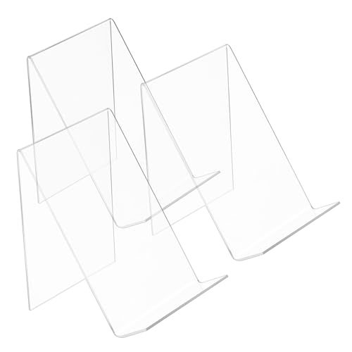 HIAKDOFT 3 Acryl Displayständer Klar Vielseitiger Prospektständer und Buchhalter Stabiler Transparenter Alben und Broschürenhalter für Büro und Zuhause Modernes Design HIAKDOFT 3 Acryl Displayständer Klar Vielseitiger Prospektständer und Buchhalter Stabiler Transparenter Alben und Broschürenhalter für Büro und Zuhause Modernes Design von HIAKDOFT