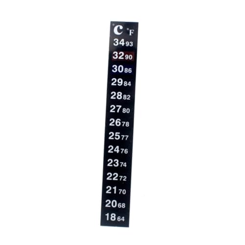 HIAKDOFT 3 STÜCKE Teiliges Aquarium Thermometer Selbstklebendes Tragbares Patch Thermometer Präziser Wassertemperaturmesser für Fischbecken Langlebiges Aquarium Zubehör Einfache HIAKDOFT 3 STÜCKE Teiliges Aquarium Thermometer Selbstklebendes Tragbares Patch Thermometer Präziser Wassertemperaturmesser für Fischbecken Langlebiges Aquarium Zubehör Einfache von HIAKDOFT