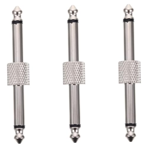 HIAKDOFT 3 Stück Effektpedal Adapter Nickel Messing Robust Kompakt Installieren Geeignet für Gitarren Effekt Pedalboard Audio Kupplung HIAKDOFT 3 Stück Effektpedal Adapter Nickel Messing Robust Kompakt Installieren Geeignet für Gitarren Effekt Pedalboard Audio Kupplung von HIAKDOFT