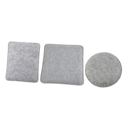 HIAKDOFT 3 Stück Hochtemperaturbeständiges Filzkissen Filzmatte Robust für Dekorative Sitzkissen und Filzunterlage zum Basteln und Heimgebrauch HIAKDOFT 3 Stück Hochtemperaturbeständiges Filzkissen Filzmatte Robust für Dekorative Sitzkissen und Filzunterlage zum Basteln und Heimgebrauch von HIAKDOFT