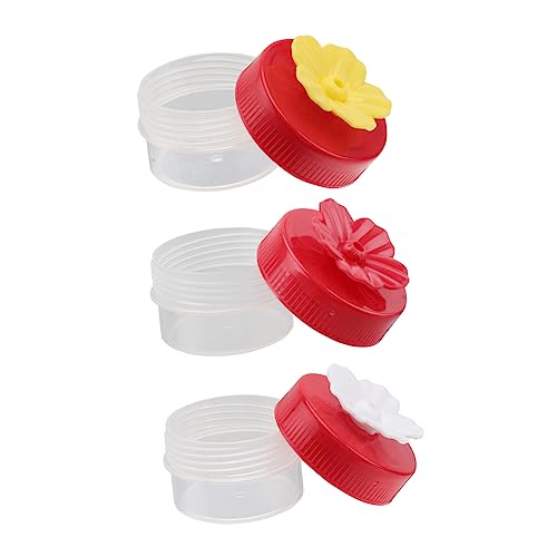 HIAKDOFT 3stücke Handheld Hummingbird Feeder Teilig Kreative Blütenform Wiederverwendbar Leicht Zu Reinigen Für Vogelliebhaber Futterstation Für Wildvögel von HIAKDOFT