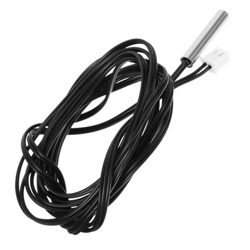 HIAKDOFT 3 Stück Ntc Temperatursensor Probe und Hitzebeständig Thermistor mit Kabel für Präzise Temperaturmessungen Klimaanlagen Chemie und Maschinen von HIAKDOFT