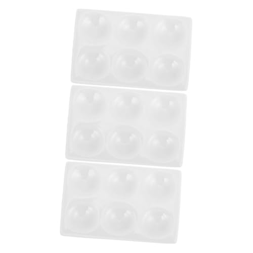 HIAKDOFT 3 Stück Reaktionsplatte aus Keramik Spotting-Reaktionsplatte für das Labor Porzellan-Tüpfelplatte für das Labor Spotplatten aus Porzellan Spot-Reaktionsplatten Punktplatten Weiß von HIAKDOFT