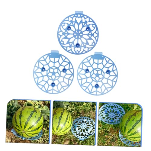 HIAKDOFT 3 Stück Wassermelonen Stützhalter Teiliges Langlebig Robust Garten Melonenwiege Stabiler Melonenkorb für Gartennutzung Blau mit Zufälligem Muster von HIAKDOFT