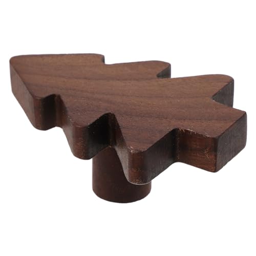 HIAKDOFT 3 Stück Weihnachtsbaum Holz Schubladenknöpfe Stabile Schrankgriffe aus Natürlichem Holz Kindersichere Möbelgriffe für Kommode Kleiderschrank Küche Einfache Montage Vielseitiges von HIAKDOFT