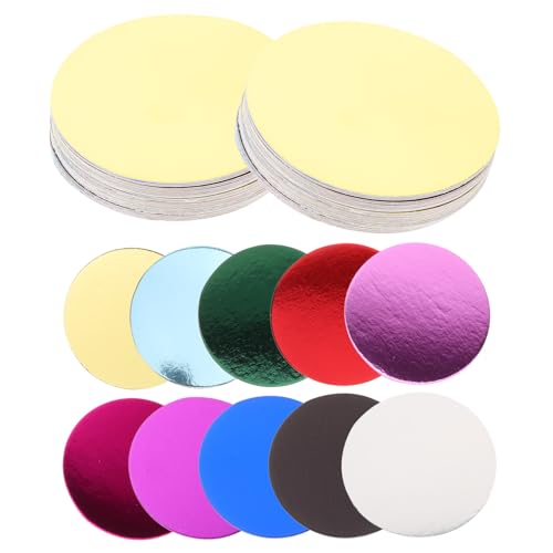 HIAKDOFT 30 Blatt Buntes Bastelpapier Set Papier Schneide Set mit Runden Herz Stern und Blumenformen Mittlere Stärke Flexibel für Kindergarten Schule DIY Kunst und Faltprojekte von HIAKDOFT