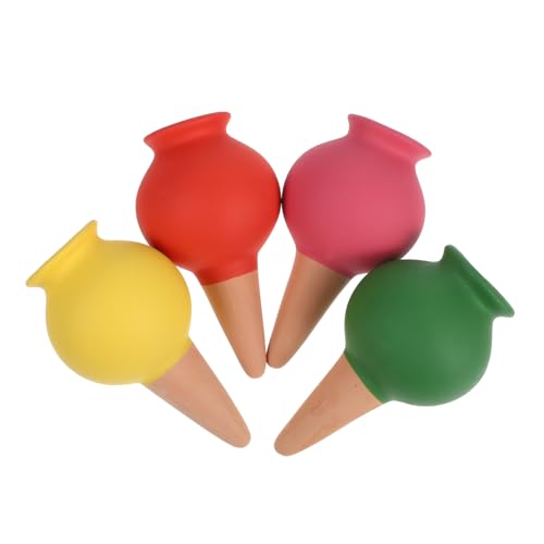 HIAKDOFT 4 Stück Automatische Bewässerungssysteme Set Terracotta Pflanzenselbstbewässerungsspikes Keramische Gießhilfe für Blumentöpfe für und Gartenpflanzen Gleichmäßige Wasserverteilung HIAKDOFT 4 Stück Automatische Bewässerungssysteme Set Terracotta Pflanzenselbstbewässerungsspikes Keramische Gießhilfe für Blumentöpfe für und Gartenpflanzen Gleichmäßige Wasserverteilung von HIAKDOFT