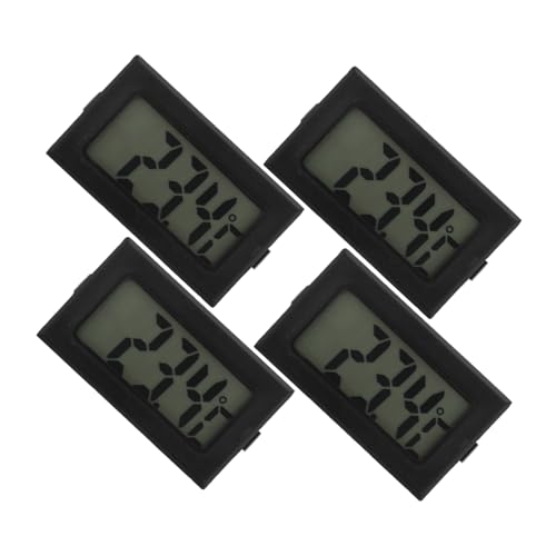 HIAKDOFT 4 Stück Digitales Mini Thermometer Eingebautes Thermometer für Zuhause Gewächshaus Reptilenzucht Präzise Temperaturmessung Handlich Tragbar HIAKDOFT 4 Stück Digitales Mini Thermometer Eingebautes Thermometer für Zuhause Gewächshaus Reptilenzucht Präzise Temperaturmessung Handlich Tragbar von HIAKDOFT