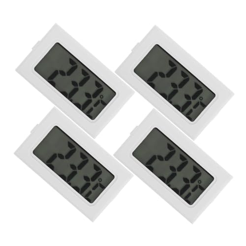HIAKDOFT 4 Stück Digitales Mini Thermometer Eingebettet Handlich und Tragbar Präzise Temperaturanzeige für Innenbereiche Gewächshaus Reptilienhaltung Vielseitiges Messinstrument zur HIAKDOFT 4 Stück Digitales Mini Thermometer Eingebettet Handlich und Tragbar Präzise Temperaturanzeige für Innenbereiche Gewächshaus Reptilienhaltung Vielseitiges Messinstrument zur von HIAKDOFT
