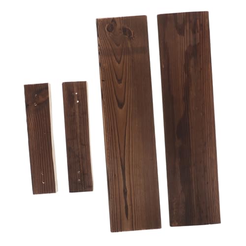HIAKDOFT 4stücke Teiliges Retro Holz Aquarium Ornament Stabiler Wasserfluss Holzbrett Für Fischbecken Dekoration Anpassbare Für Goldfische Und Aquarien Landschaften von HIAKDOFT