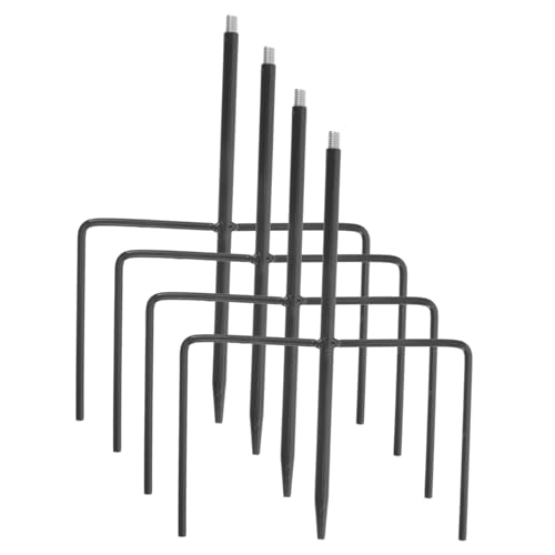 HIAKDOFT 4 Stück Garten Erdspieß Robuster Eisen Haken für Vogelhäuser Solar Laternen und Blumenampeln Wiederverwendbare Gartendeko für Hochzeiten und Außenbereiche HIAKDOFT 4 Stück Garten Erdspieß Robuster Eisen Haken für Vogelhäuser Solar Laternen und Blumenampeln Wiederverwendbare Gartendeko für Hochzeiten und Außenbereiche von HIAKDOFT