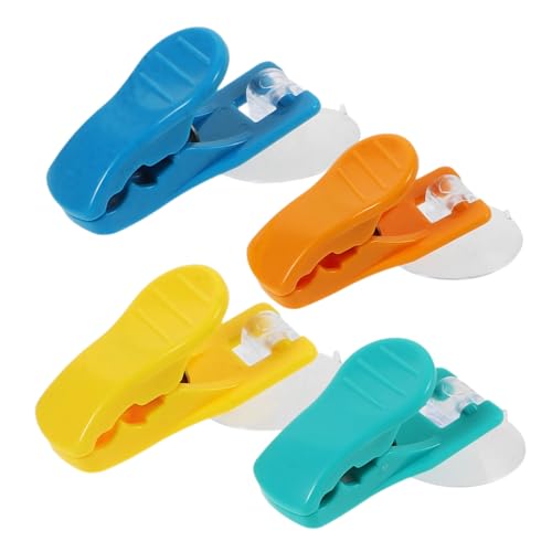 HIAKDOFT 4 Stück Küchen Handtuchclips mit Saugnapf Starke Haltekraft Vielseitige Bad und Küchenhalterung Leichter Einfach Anzubringen für Handtücher und Kleine Gegenstände HIAKDOFT 4 Stück Küchen Handtuchclips mit Saugnapf Starke Haltekraft Vielseitige Bad und Küchenhalterung Leichter Einfach Anzubringen für Handtücher und Kleine Gegenstände von HIAKDOFT