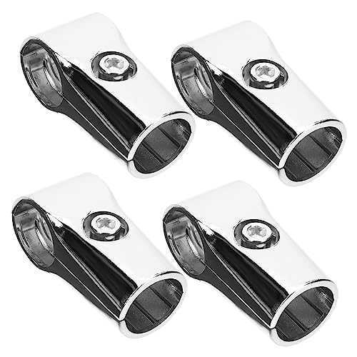 HIAKDOFT 4 Stück Rundrohrverbinder Teilig Kleiderstangen Verbinder Aluminiumlegierung Rostfrei Verschraubbar für Kleiderschrank Garderobe Mehrfachaufhängung HIAKDOFT 4 Stück Rundrohrverbinder Teilig Kleiderstangen Verbinder Aluminiumlegierung Rostfrei Verschraubbar für Kleiderschrank Garderobe Mehrfachaufhängung von HIAKDOFT