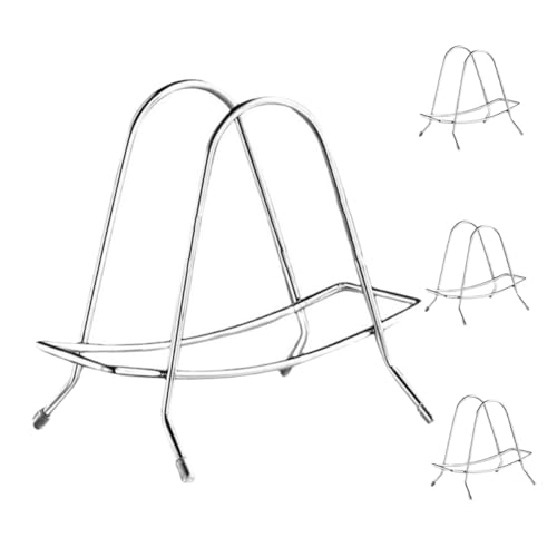 HIAKDOFT 4 Stück Schneidebrett Ständer Teilig Küchen Organizer für Schneidebretter und Topfdeckel Kompakter Stabiler Halter für Arbeitsplatte Leicht zu Reinigen Platzsparend und Vielseitig von HIAKDOFT