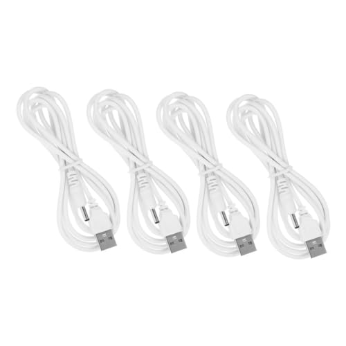 HIAKDOFT 4 Stück Teiliges Dc ladekabel Schwarz Ersatznetzteil für Tischlampen Ventilatoren Tablets Schnelles Laden Kompatibler Adapter von HIAKDOFT