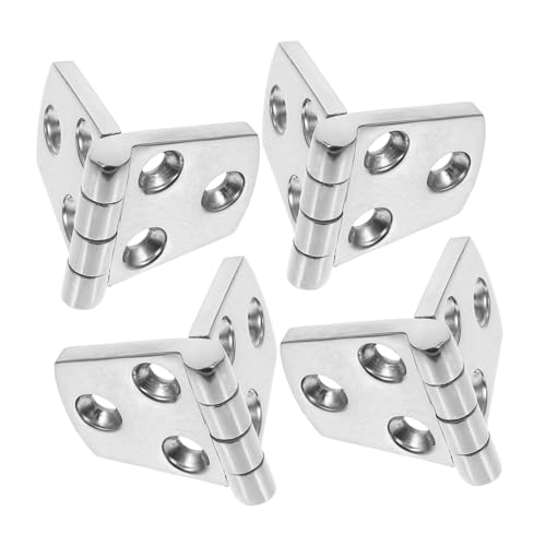 HIAKDOFT 4 Stück Teiliges Edelstahl Scharniere Korrosionsbeständig Bootslukenbeschläge Mit Schrauben Robust Für Yacht Deck Und Innenraum HIAKDOFT 4 Stück Teiliges Edelstahl Scharniere Korrosionsbeständig Bootslukenbeschläge Mit Schrauben Robust Für Yacht Deck Und Innenraum von HIAKDOFT