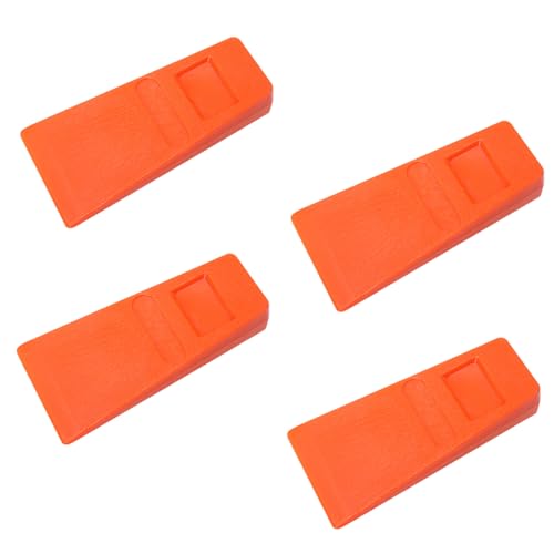 HIAKDOFT 4 Stück Teiliges Fällkeil Langlebigem Kunststoff Holzfäller werkzeug mit Rutschfester Oberfläche Erhöhten Reibungseigenschaften für Sicheres Baumfällen und Holzschnitt Tragbar und von HIAKDOFT