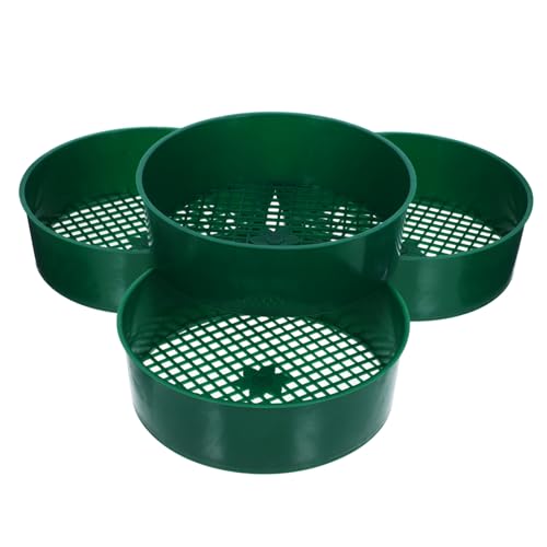 HIAKDOFT 4 Stück Teiliges Gartensieb aus Robustem Mesh Leichtes Bodensieb zur Effektiven Trennung von und Erde Vielseitiges Gartenwerkzeug für Bonsai Pflanzsubstrat und Unkrautentfernung HIAKDOFT 4 Stück Teiliges Gartensieb aus Robustem Mesh Leichtes Bodensieb zur Effektiven Trennung von und Erde Vielseitiges Gartenwerkzeug für Bonsai Pflanzsubstrat und Unkrautentfernung von HIAKDOFT