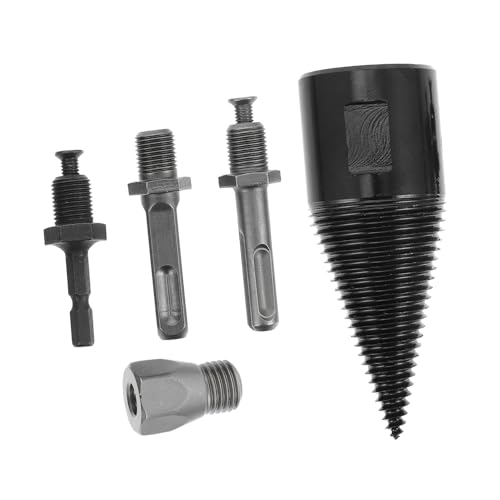 HIAKDOFT 4 Stück Teiliges Holzspalter Bohrer aus Hochhärtebeständig und Verschleißfest Geeignet für Elektro bohrmaschinen Effizientes Brennholz Spalten Robust und Vibrationsresistent für HIAKDOFT 4 Stück Teiliges Holzspalter Bohrer aus Hochhärtebeständig und Verschleißfest Geeignet für Elektro bohrmaschinen Effizientes Brennholz Spalten Robust und Vibrationsresistent für von HIAKDOFT