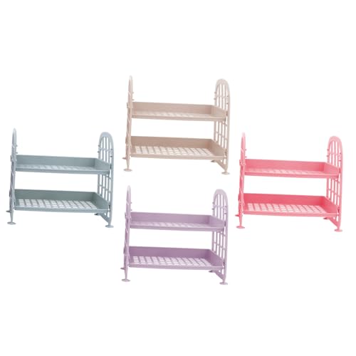 HIAKDOFT 4 Stück Teiliges Kunststoff Regal Mehrschichtiger Tisch Organizer Stabiles Aufbewahrungsregal für Küche Kosmetik und Büro Platzsparend Vielseitig Einsetzbar Robust Zufällige Farbe HIAKDOFT 4 Stück Teiliges Kunststoff Regal Mehrschichtiger Tisch Organizer Stabiles Aufbewahrungsregal für Küche Kosmetik und Büro Platzsparend Vielseitig Einsetzbar Robust Zufällige Farbe von HIAKDOFT