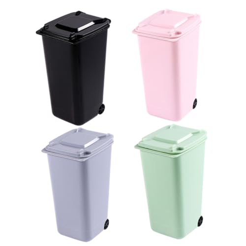 HIAKDOFT 4 Stück Teiliges Mini Desktop Mülleimer Kunststoff mit Klappdeckel Leicht und Platzsparend Für Büro Schlafzimmer Badezimmer und Auto Geeignet Zufällige Farbe HIAKDOFT 4 Stück Teiliges Mini Desktop Mülleimer Kunststoff mit Klappdeckel Leicht und Platzsparend Für Büro Schlafzimmer Badezimmer und Auto Geeignet Zufällige Farbe von HIAKDOFT