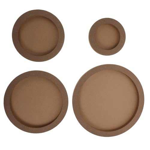 HIAKDOFT 4 Stück Teiliges Rundes DIY Bilderrahmen aus Holz und Leichtem Handgefertigte Clay Fotorahmen für Kreative Bastelprojekte Pädagogisch Geeignet für Geschenkideen HIAKDOFT 4 Stück Teiliges Rundes DIY Bilderrahmen aus Holz und Leichtem Handgefertigte Clay Fotorahmen für Kreative Bastelprojekte Pädagogisch Geeignet für Geschenkideen von HIAKDOFT