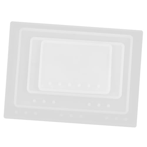 HIAKDOFT 4 Stück Teiliges Silikon Epoxidharz Formen für Kristall Notizbuch Flexible Langlebige Gießform Hochglänzend für DIY Bastelprojekte und Personalisierte Cover HIAKDOFT 4 Stück Teiliges Silikon Epoxidharz Formen für Kristall Notizbuch Flexible Langlebige Gießform Hochglänzend für DIY Bastelprojekte und Personalisierte Cover von HIAKDOFT