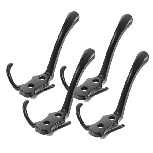 HIAKDOFT 4 Stück Teiliges Wandhaken Robustem Zinklegierungsmetall mit Schrauben Multifunktionale Garderoben Küchenhaken zur Platzsparenden Aufbewahrung von Jacken Handtüchern und Kleidung HIAKDOFT 4 Stück Teiliges Wandhaken Robustem Zinklegierungsmetall mit Schrauben Multifunktionale Garderoben Küchenhaken zur Platzsparenden Aufbewahrung von Jacken Handtüchern und Kleidung von HIAKDOFT