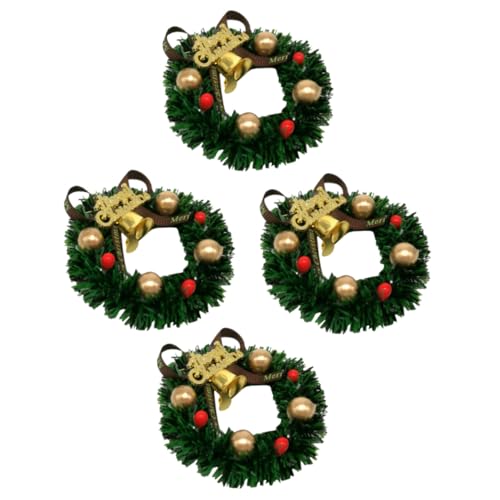 HIAKDOFT 4 Stück Teiliges Weihnachtskranz DIY Girlande Langlebige Weihnachtsdekoration für Festliche Stimmung und Fotorequisiten als HIAKDOFT 4 Stück Teiliges Weihnachtskranz DIY Girlande Langlebige Weihnachtsdekoration für Festliche Stimmung und Fotorequisiten als von HIAKDOFT