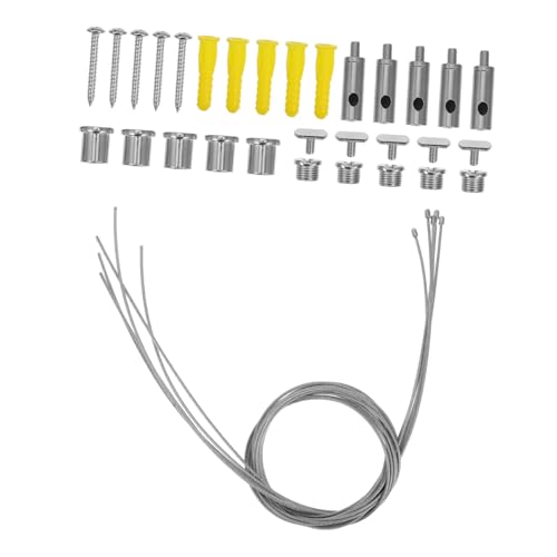 HIAKDOFT 5 Sätze LED Lampendraht Stahlseil Aufhängung Deckenleuchte Seilaufhängung Einbauset Stabile Pendelleuchte Befestigung für Wohnzimmer Esszimmer Schlafzimmer HIAKDOFT 5 Sätze LED Lampendraht Stahlseil Aufhängung Deckenleuchte Seilaufhängung Einbauset Stabile Pendelleuchte Befestigung für Wohnzimmer Esszimmer Schlafzimmer von HIAKDOFT