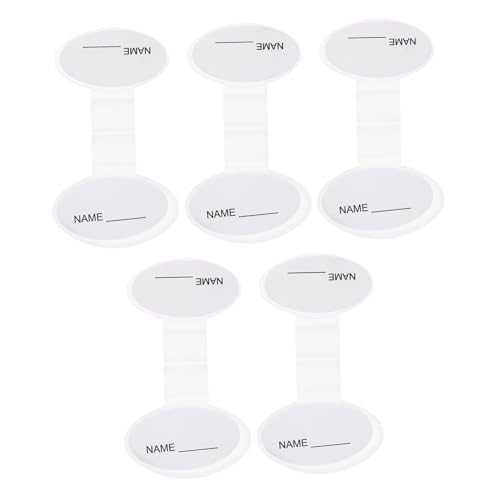 HIAKDOFT 5 Stück Teiliges Doppelseitiger Kunststoff Namensschild Clip für medizinisches Zubehör Abnehmbarer Identifikationsclip Stabile Befestigung für Medizinische Ausrüstung Leicht HIAKDOFT 5 Stück Teiliges Doppelseitiger Kunststoff Namensschild Clip für medizinisches Zubehör Abnehmbarer Identifikationsclip Stabile Befestigung für Medizinische Ausrüstung Leicht von HIAKDOFT