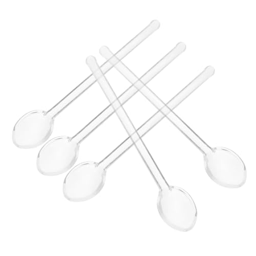 HIAKDOFT 5 Stück Teiliges Espressolöffel Klarem Hitzebeständigem Glas Vielseitige Rührlöffel für Kaffee Tee Desserts Geeignet für Zuhause Bar und Restaurantgebrauch HIAKDOFT 5 Stück Teiliges Espressolöffel Klarem Hitzebeständigem Glas Vielseitige Rührlöffel für Kaffee Tee Desserts Geeignet für Zuhause Bar und Restaurantgebrauch von HIAKDOFT