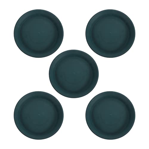 HIAKDOFT 5 Stück Teiliges Pflanzuntersetzer wasserdichte Blumenkübel Trays für Gartenbedarf Langlebige und Praktische Abtropfschalen für und Außenpflanzen von HIAKDOFT