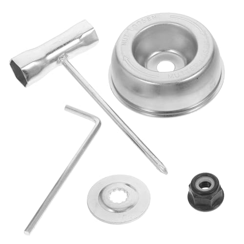 HIAKDOFT 5 Stück Teiliges Rasenmäher Klingenadapter Set mit Universaladapter Trimmer Zubehör und Schutzabdeckung für Rasenmäher und Freischneider Kompatibel mit Stihl HIAKDOFT 5 Stück Teiliges Rasenmäher Klingenadapter Set mit Universaladapter Trimmer Zubehör und Schutzabdeckung für Rasenmäher und Freischneider Kompatibel mit Stihl von HIAKDOFT