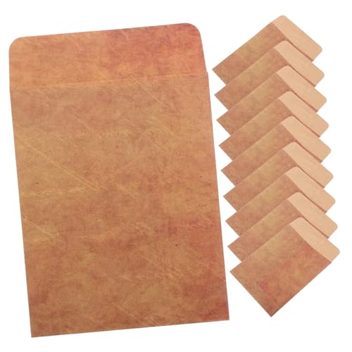 HIAKDOFT 50 Stck Vintage Kleine Briefumschläge aus Braunem Kraftpapier Pflanzensamen Aufbewahrung Stabiles Papiermaterial Vielseitig für Saatgut Geld und Kleine Gegenstände von HIAKDOFT