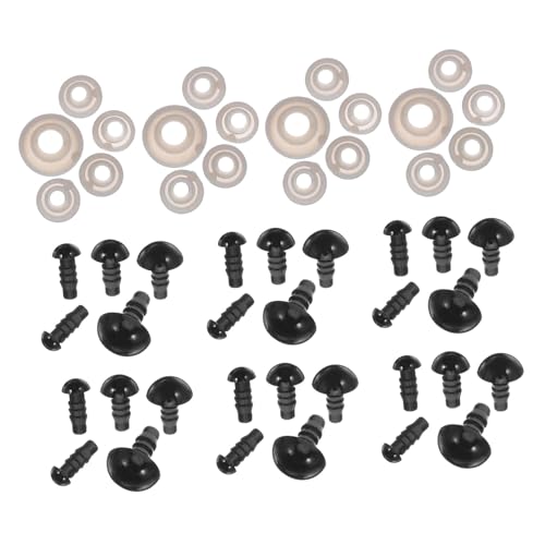 HIAKDOFT 500stücke Puppenaugen Aus Kunststoff Zum Basteln Sicherheitsaugen Für Stofftiere Knopfaugen Zum Häkeln Mit Unterlegscheiben Für Puppen Bären Und Plüschtiere HIAKDOFT 500stücke Puppenaugen Aus Kunststoff Zum Basteln Sicherheitsaugen Für Stofftiere Knopfaugen Zum Häkeln Mit Unterlegscheiben Für Puppen Bären Und Plüschtiere von HIAKDOFT