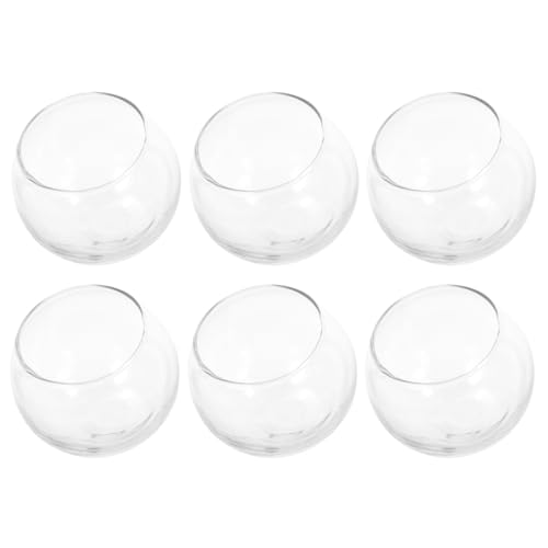 HIAKDOFT 6 Stück Kerzenbehälter Transparente Aromatherapie Behälter für Dekorative Tischgestaltung für Hochzeiten und Festliche Anlässe eine Entspannte HIAKDOFT 6 Stück Kerzenbehälter Transparente Aromatherapie Behälter für Dekorative Tischgestaltung für Hochzeiten und Festliche Anlässe eine Entspannte von HIAKDOFT