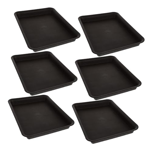 HIAKDOFT 6 Stück Rechteckige Pflanztopf Untersetzer aus Bruchsicherem Kunststoff Wasserauffangend Uv Beständig Langlebig für Innen und Außenbereich Praktische HIAKDOFT 6 Stück Rechteckige Pflanztopf Untersetzer aus Bruchsicherem Kunststoff Wasserauffangend Uv Beständig Langlebig für Innen und Außenbereich Praktische von HIAKDOFT