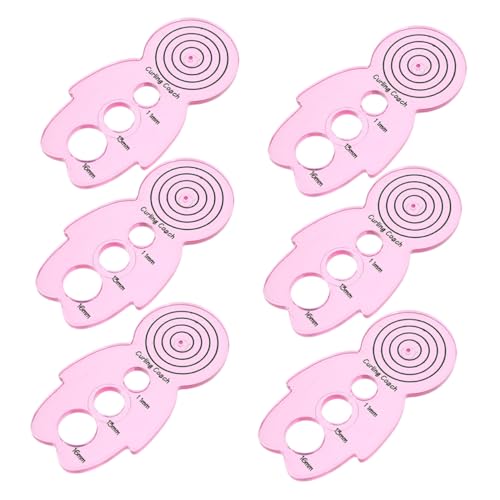 HIAKDOFT 6 Stück Teiliges DIY Quilling Papier Curling Werkzeug Ergonomisch Geformt für Bastelarbeiten Grußkarten Geeignet für Anfänger und Erfahrene Papierkünstler von HIAKDOFT