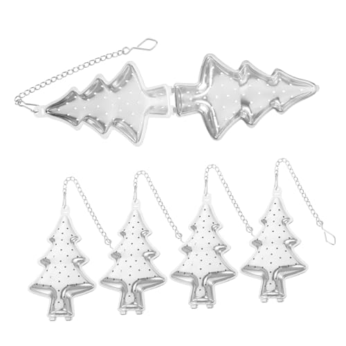 HIAKDOFT 6 Stück Teiliges Edelstahl Tee Ei mit Kreativem Weihnachtsbaum Design Rostfrei Wiederverwendbar Feinmaschiger Teesieb für Losen Tee Praktisches Zubehör Liebhaber Zuhause und Büro HIAKDOFT 6 Stück Teiliges Edelstahl Tee Ei mit Kreativem Weihnachtsbaum Design Rostfrei Wiederverwendbar Feinmaschiger Teesieb für Losen Tee Praktisches Zubehör Liebhaber Zuhause und Büro von HIAKDOFT