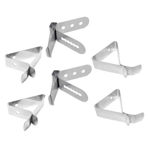 HIAKDOFT 6 Stück Teiliges Edelstahl Thermometer Sonde Clip Halter Verstellbar für Kaffee Milchtemperatur Stabile Befestigung Einfache Handhabung Lebensmittelechter Edelstahl Praktisches HIAKDOFT 6 Stück Teiliges Edelstahl Thermometer Sonde Clip Halter Verstellbar für Kaffee Milchtemperatur Stabile Befestigung Einfache Handhabung Lebensmittelechter Edelstahl Praktisches von HIAKDOFT