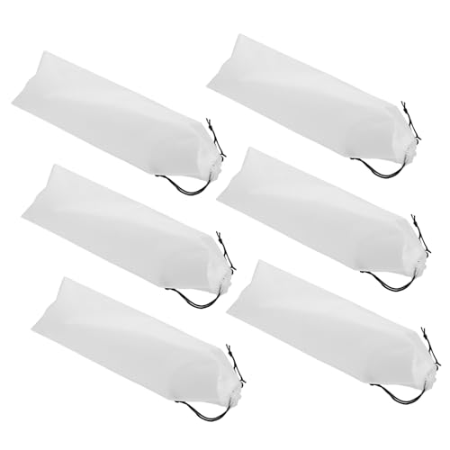 HIAKDOFT 6 Stück Teiliges Faltbares Regenschirm tasche mit Tragegurten für Nasse Regenschirme Praktischer Aufbewahrungsbeutel für Auto Outdoor Reise und Zuhause Vielseitig und Kompakt von HIAKDOFT