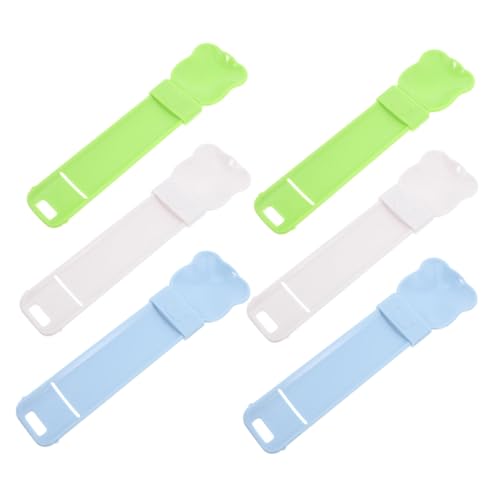 HIAKDOFT 6 Stück Teiliges Katzensnack Löffel Präzise Portionierer für Feuchte Snacks und Flüssige Leckerlis Kompakt und Tragbar für Unterwegs und Kontrollierte Fütterung von HIAKDOFT