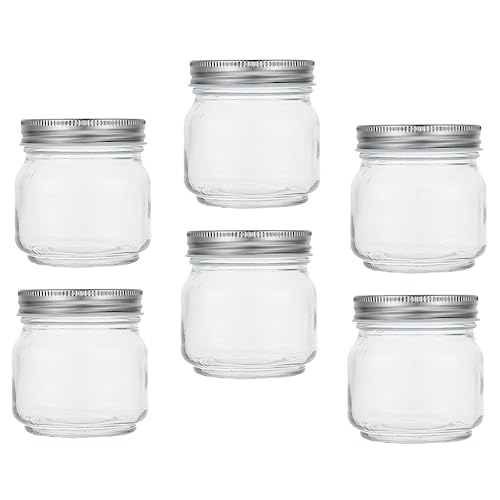HIAKDOFT 6 Stück Teiliges Marmeladengläser mit Deckel Transparente Einmachgläser aus Dickem Glas Luftdichte Vorratsbehälter für Haushalt Einmachen Honig und Lebensmittelaufbewahrung HIAKDOFT 6 Stück Teiliges Marmeladengläser mit Deckel Transparente Einmachgläser aus Dickem Glas Luftdichte Vorratsbehälter für Haushalt Einmachen Honig und Lebensmittelaufbewahrung von HIAKDOFT