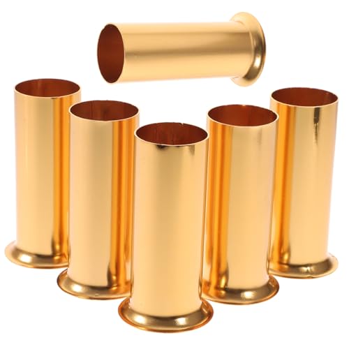 HIAKDOFT 6 Stück Teiliges Metall Lampenfassung Abdeckungen Kronleuchter Lichtsockel Hüllen Retro Stil Pendelleuchte Ersatzteile für Kristall und Kerzenleuchten HIAKDOFT 6 Stück Teiliges Metall Lampenfassung Abdeckungen Kronleuchter Lichtsockel Hüllen Retro Stil Pendelleuchte Ersatzteile für Kristall und Kerzenleuchten von HIAKDOFT