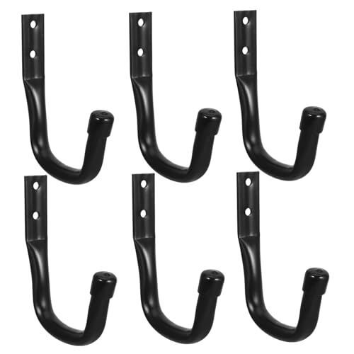 HIAKDOFT 6 Stück Teiliges Schwerlastfähiger Wandhaken aus Metall Schwarze Garage Organizer Haken für Gartenwerkzeuge Leitern und Vielseitiges Werkzeugaufbewahrungssystem Einfache Montage HIAKDOFT 6 Stück Teiliges Schwerlastfähiger Wandhaken aus Metall Schwarze Garage Organizer Haken für Gartenwerkzeuge Leitern und Vielseitiges Werkzeugaufbewahrungssystem Einfache Montage von HIAKDOFT