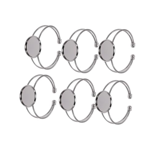 HIAKDOFT 6 Stück Y Förmige Armreif Basis aus Kupfer Verstellbare DIY Schmuckverbinder Langlebig Rostfrei für Personalisierte Armbänder und Schmuckherstellung HIAKDOFT 6 Stück Y Förmige Armreif Basis aus Kupfer Verstellbare DIY Schmuckverbinder Langlebig Rostfrei für Personalisierte Armbänder und Schmuckherstellung von HIAKDOFT