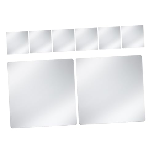 HIAKDOFT 8 Stück Selbstklebende Acrylspiegel Bruchsichere Flexible Wandspiegel mit Abgerundeten Ecken für Sichere Dekorative Wandgestaltung in Schlafzimmer Büro und Klassenraum HIAKDOFT 8 Stück Selbstklebende Acrylspiegel Bruchsichere Flexible Wandspiegel mit Abgerundeten Ecken für Sichere Dekorative Wandgestaltung in Schlafzimmer Büro und Klassenraum von HIAKDOFT